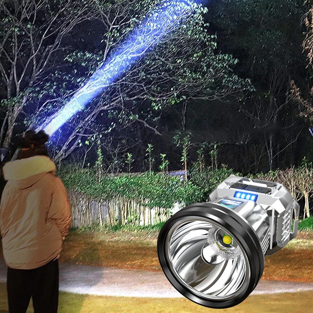 Farolete de Cabeça Recarregável de Altíssima Potência com Função PowerBank [COMPRE 1 LEVE 2] - Loja Campeiro