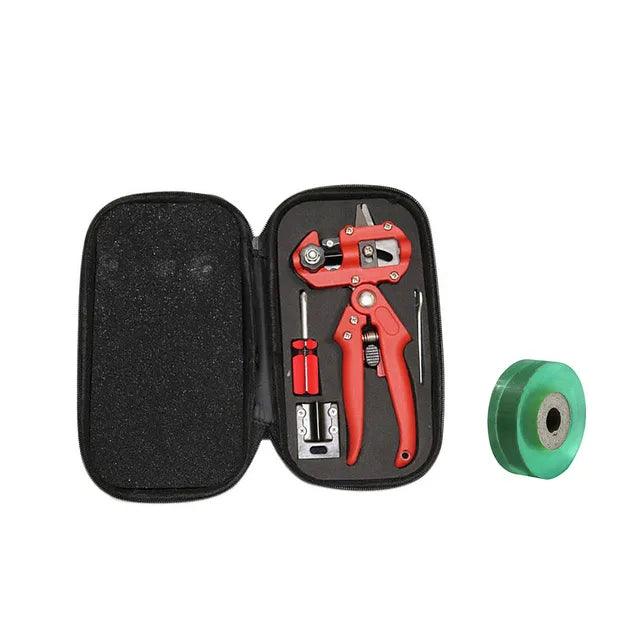 Alicate Profissional Para Enxertia Com Maleta [Com Brinde] Vermelho