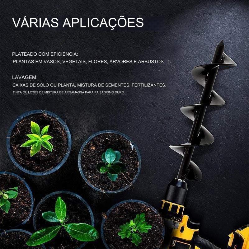 Broca Perfuradora de Solo Versátil para Parafusadeiras - Loja Campeiro
